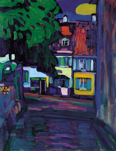 Murnau, Houses in the Obermarkt, 1908 by Wassily Kandinsky