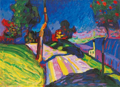 Murnau, Kohlgruberstraße, 1908 by Wassily Kandinsky