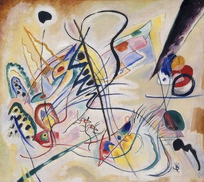 Musical Overture, Violet Wedge by Wassily Kandinsky