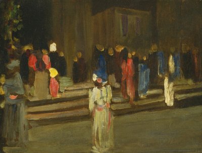 Park of Saint Cloud, Entrance by Wassily Kandinsky