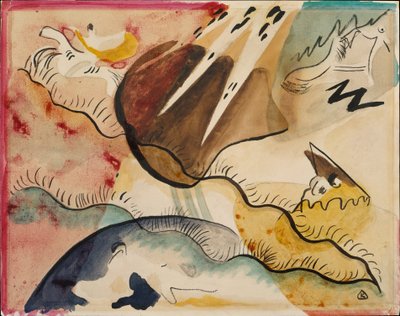 Rain Landscape, 1911 by Wassily Kandinsky