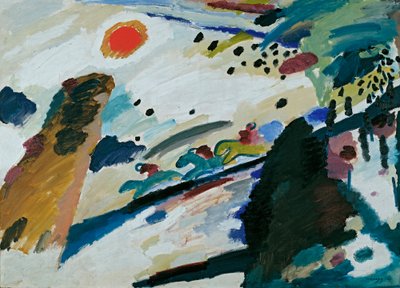 Romantic Landscape by Wassily Kandinsky