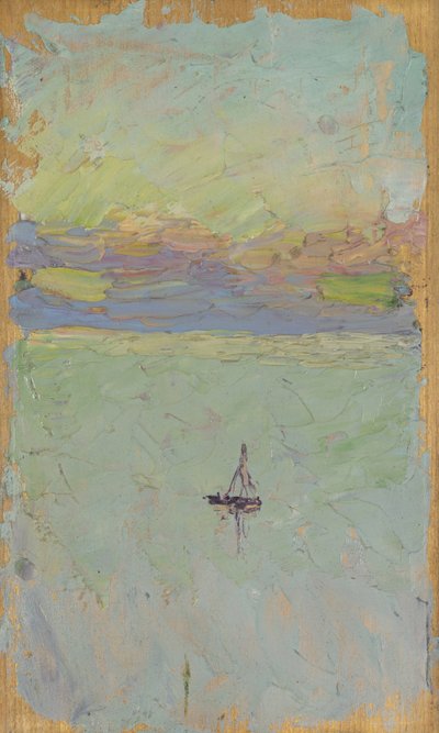 Sailboat on the Sea by Wassily Kandinsky