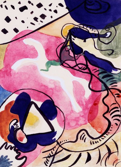 Study for Blue Knight by Wassily Kandinsky