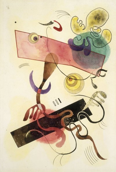 Taches: Verte et Rose by Wassily Kandinsky