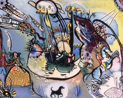 The Harbour, 1916 by Wassily Kandinsky