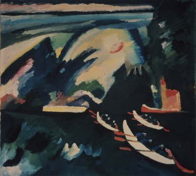 The Lake by Wassily Kandinsky