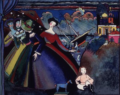 The Ship by Wassily Kandinsky