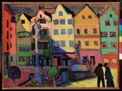 Weilheim-Marienplatz by Wassily Kandinsky