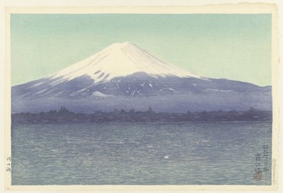 Lake Kawaguchi Kawaguchiko (title on object) by Watanabe Kako