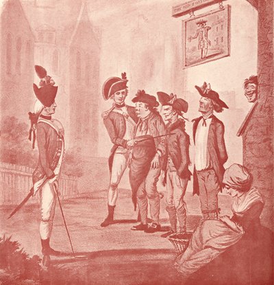Recruits, 18th century 1909 by Watson and Dixon