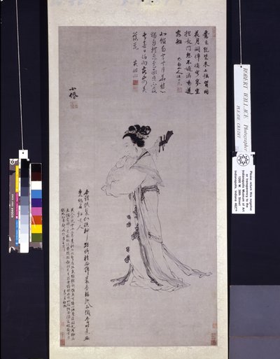 Lady with a Lute by Wei Wu