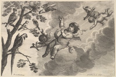 Air The Four Elements by Wenceslaus Hollar