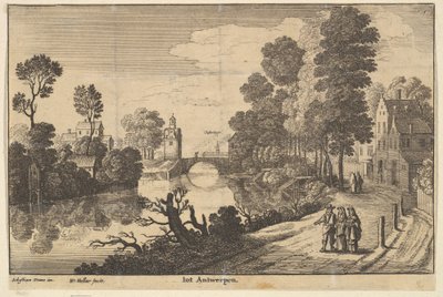 Antwerp by Wenceslaus Hollar