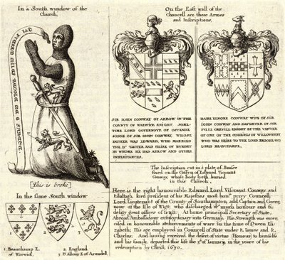 Arrow (stained glass). State 2 by Wenceslaus Hollar