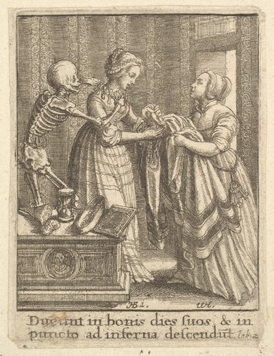 Bride, from the Dance of Death by Wenceslaus Hollar