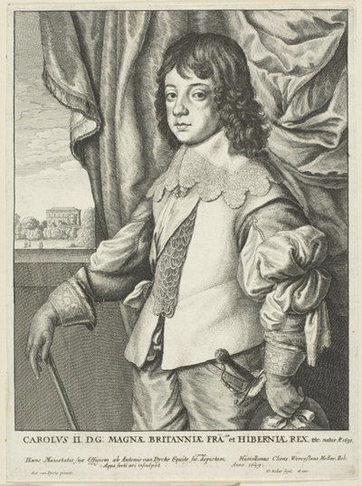 Charles II by Wenceslaus Hollar