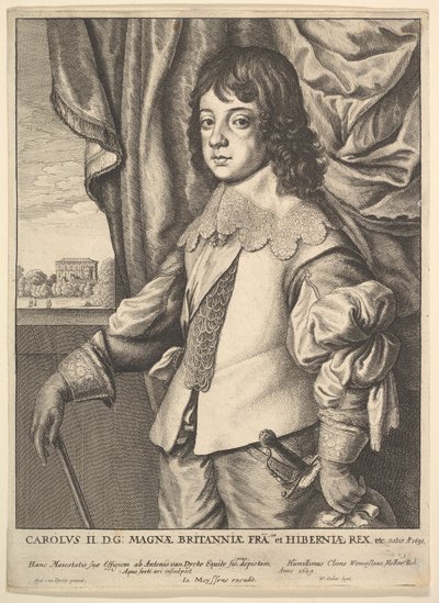 Charles II by Wenceslaus Hollar