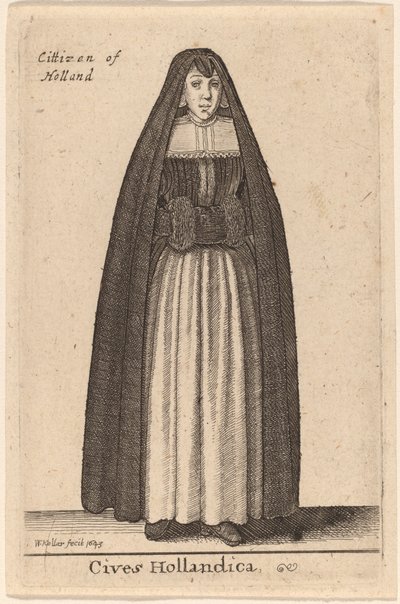 Cives Hollandica by Wenceslaus Hollar