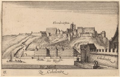 Coblentz by Wenceslaus Hollar