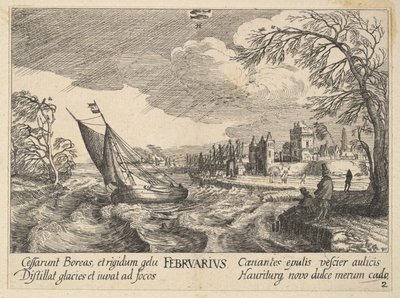 February, 1628-29 by Wenceslaus Hollar
