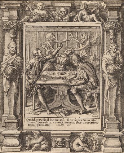 Gamesters by Wenceslaus Hollar