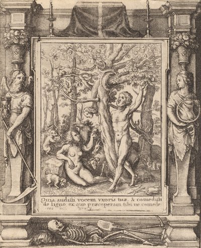 Garden of Eden by Wenceslaus Hollar