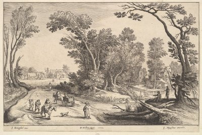 Going to Market by Wenceslaus Hollar