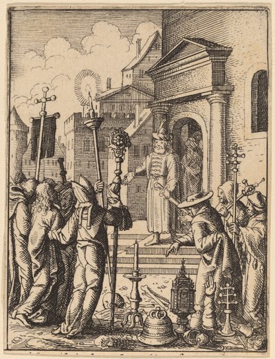 Jesus before Pilate by Wenceslaus Hollar