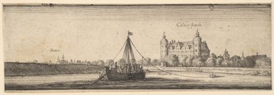 Kelsterbach Castle near Höchst am Main, 1642-44 by Wenceslaus Hollar
