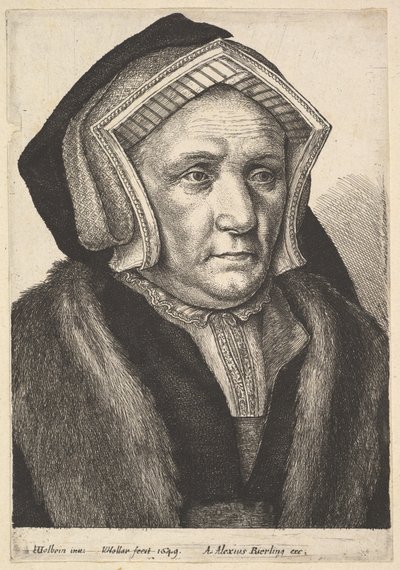 Lady Mary Butts by Wenceslaus Hollar