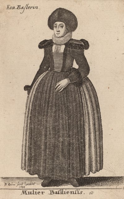 Mulier Basiliensis by Wenceslaus Hollar