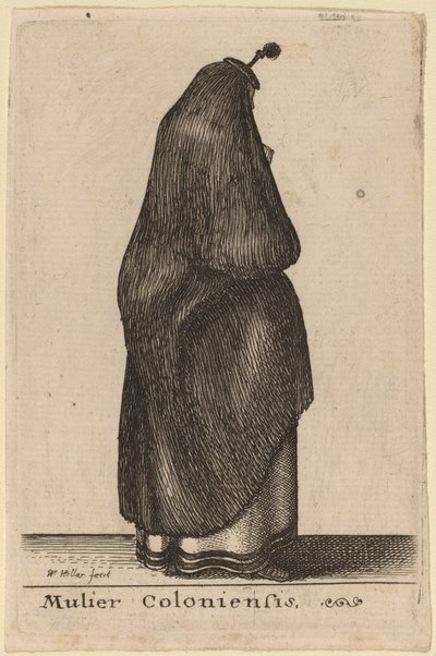Mulier Coloniensis by Wenceslaus Hollar