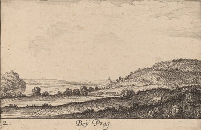 Near Prague, 1635 by Wenceslaus Hollar