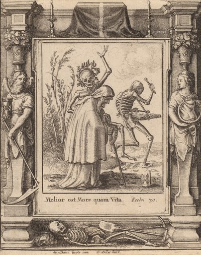 Old Woman by Wenceslaus Hollar