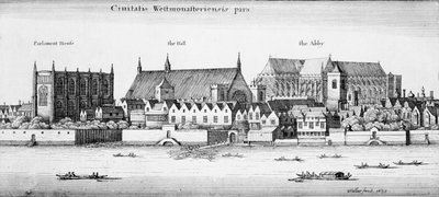 Part of the City of Westminster by Wenceslaus Hollar
