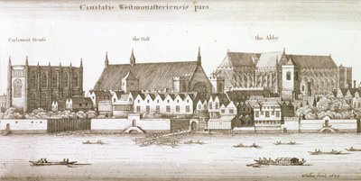 Part of the City of Westminster by Wenceslaus Hollar