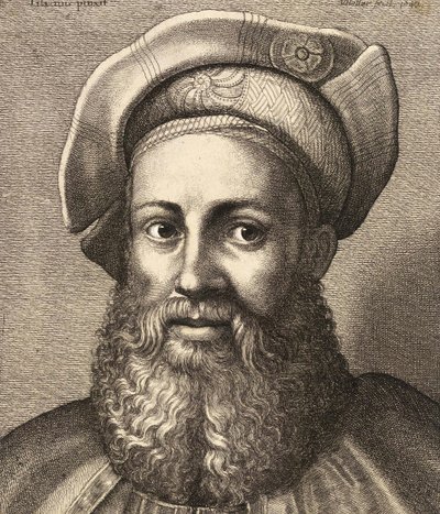 Portrait of Pietro Aretino, c.1670 by Wenceslaus Hollar