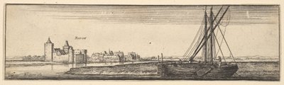 Ruhrort by Wenceslaus Hollar