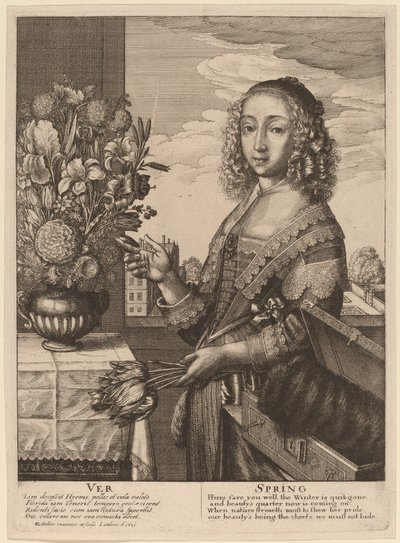 Spring by Wenceslaus Hollar