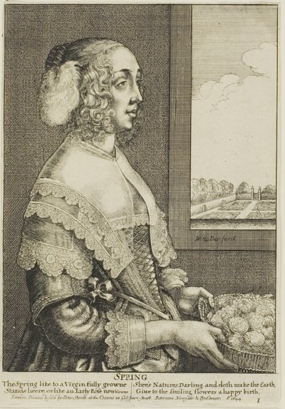 Spring by Wenceslaus Hollar