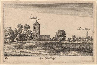 Strasbourg by Wenceslaus Hollar