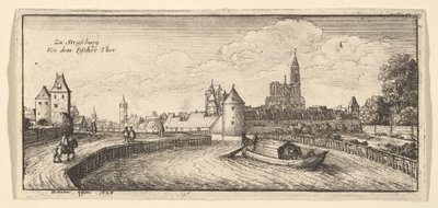 Strasbourg by Wenceslaus Hollar