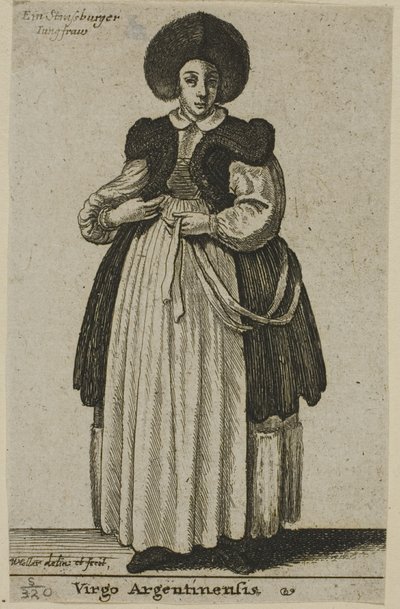 Strasbourg Woman by Wenceslaus Hollar