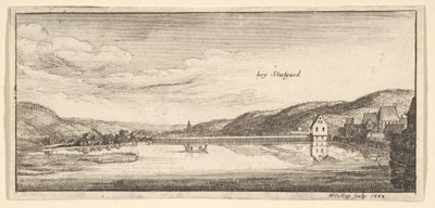 Stuttgart: The Lake by Wenceslaus Hollar