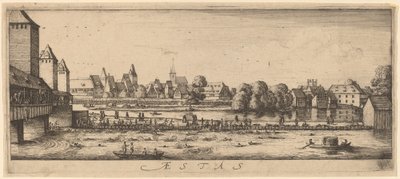 Summer: The Bathing Place by Wenceslaus Hollar