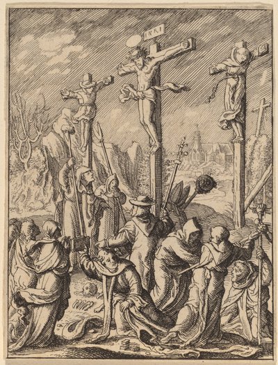 The Crucifixion by Wenceslaus Hollar