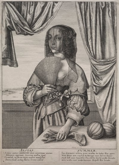 The Four Seasons: Summer, 1641 by Wenceslaus Hollar