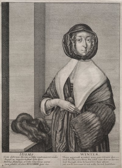 The Four Seasons: Winter by Wenceslaus Hollar
