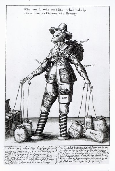 The Picture of Pattenty by Wenceslaus Hollar